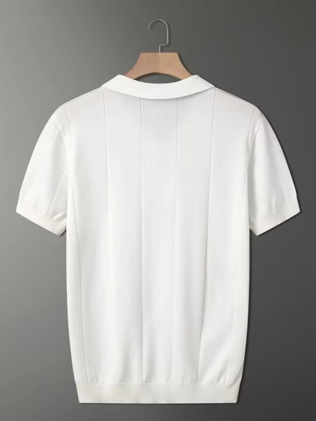 Men's Plus Size Collared Neck Short Sleeve Polo
