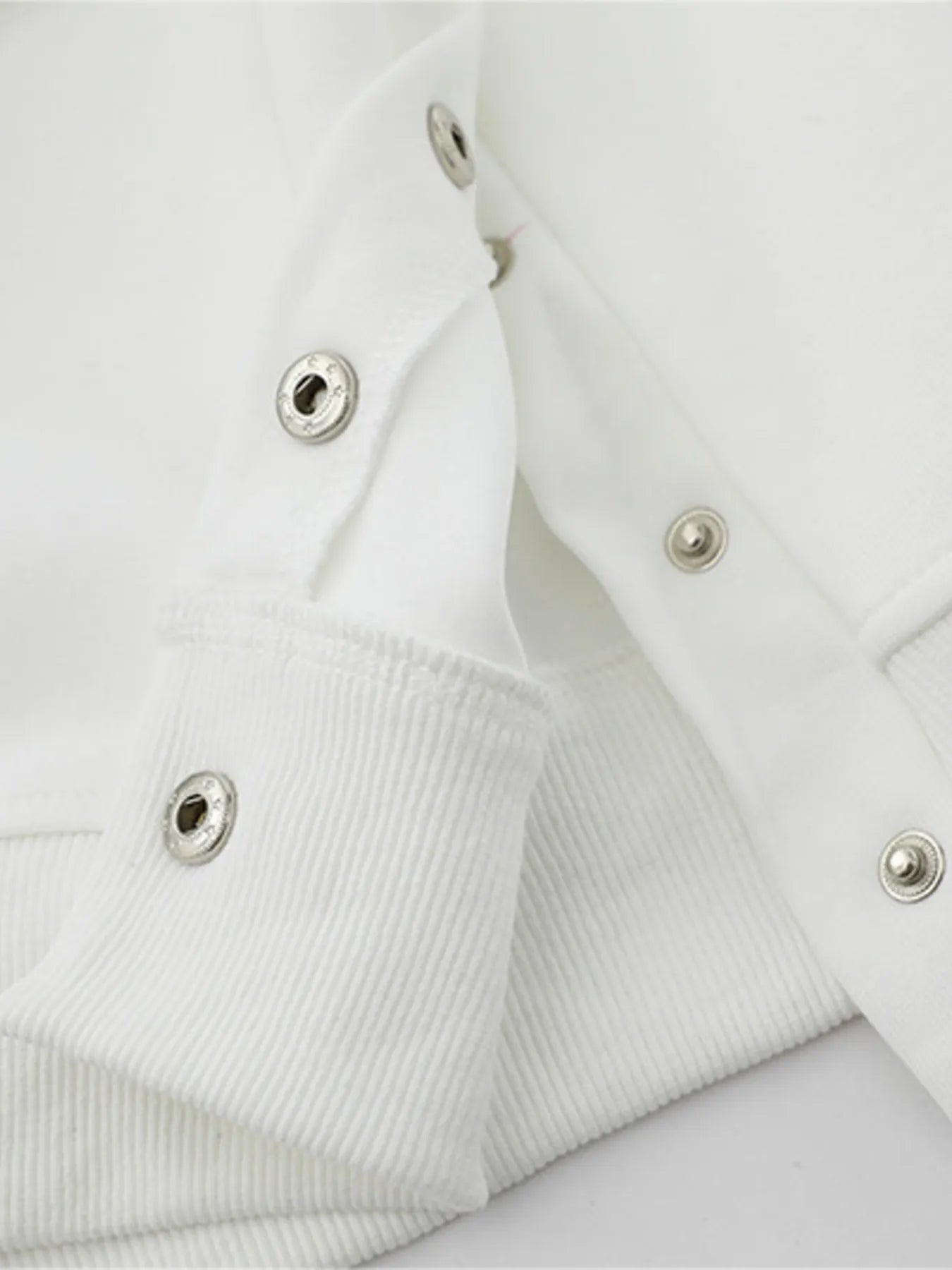 Men's Star Patch Oversized Hoodie with Snap Detail