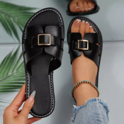 Open Toe Flats Sandals