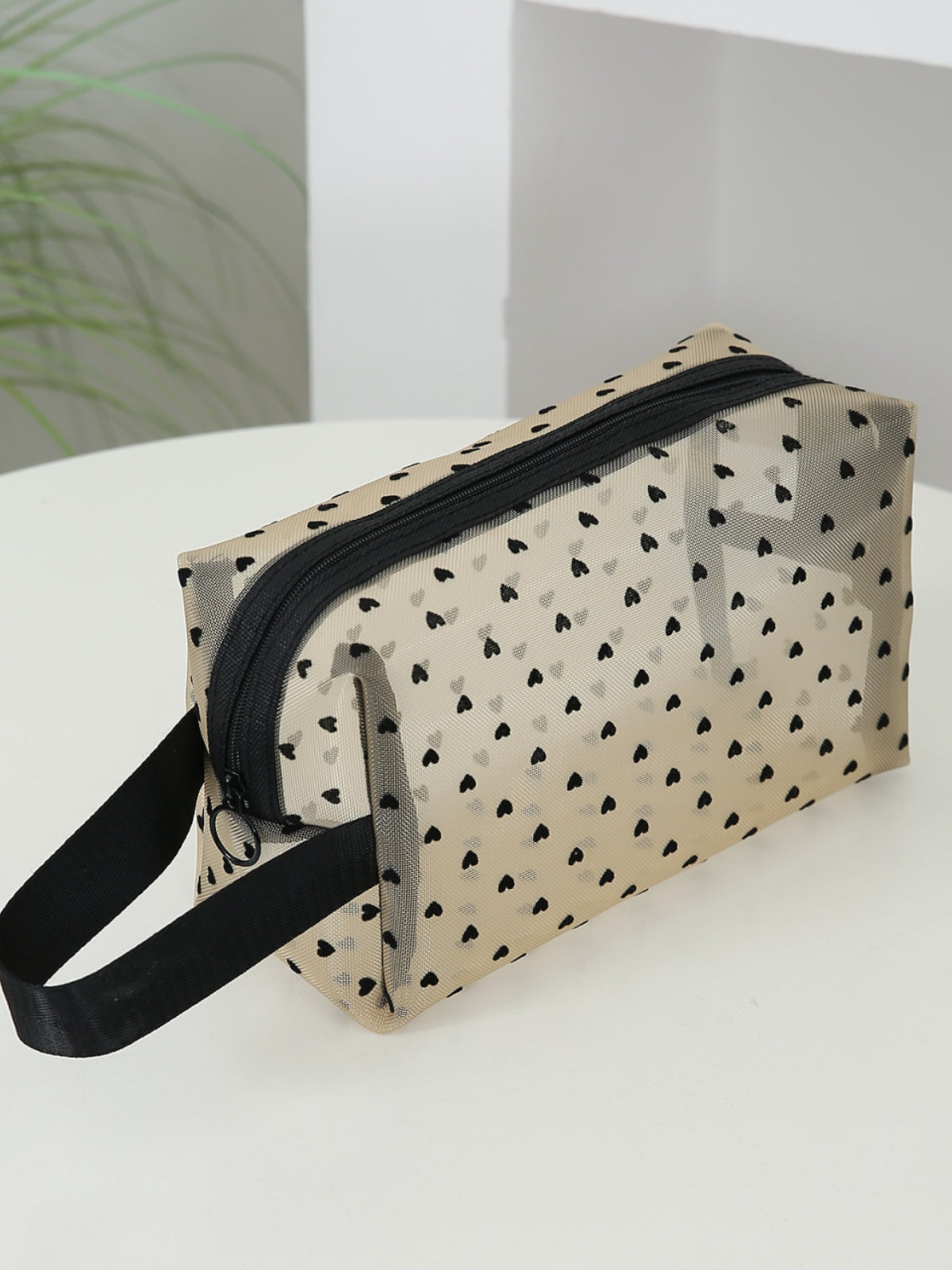 Charming Heart Polyester Travel & Cosmetic Bag Gift Set