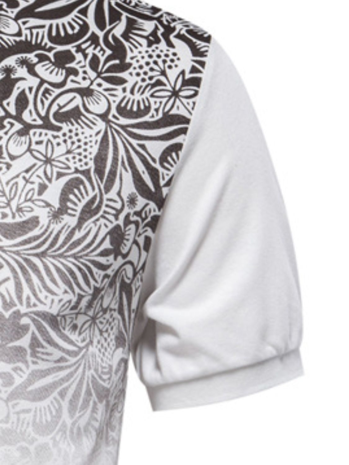 Men's Printed Collared Neck Short Sleeve Polo for Style