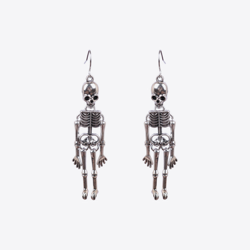 Skeleton Halloween Dangle Earrings