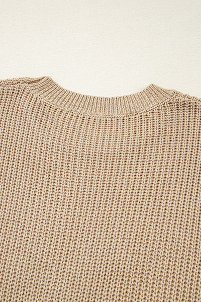 Western Cowboy Embroidery Round Neck Sleeveless Sweater