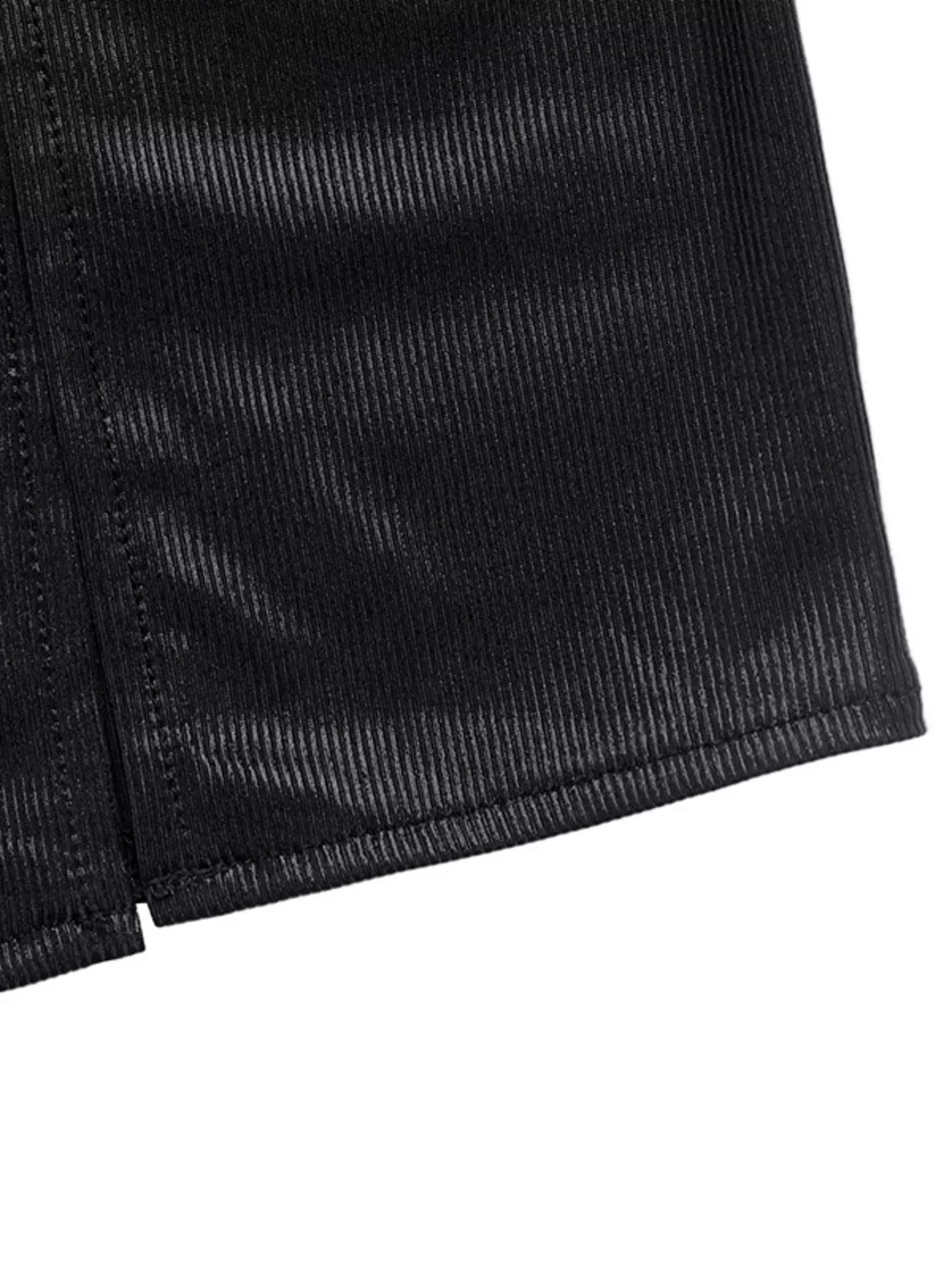 Surplice Long Sleeve Midi Dress