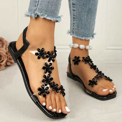 Open Toe Flats Sandals
