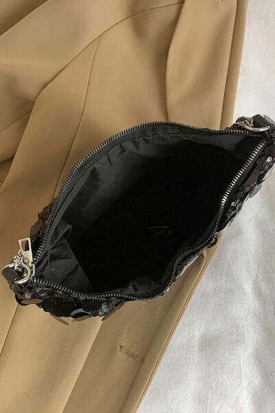 Stylish Sequin Chain Crossbody Bag for Glamorous Looks