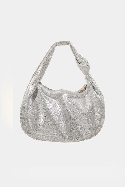 Fame Rhinestone Studded Handbag for Stylish Glamour