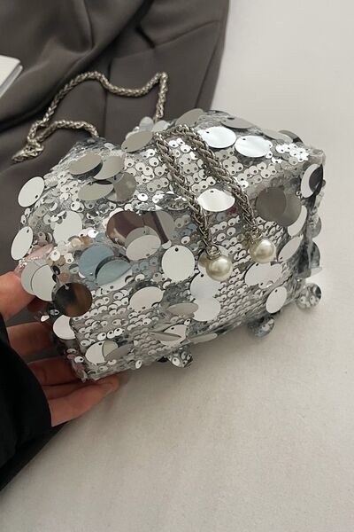 Stylish Drawstring Sequin Crossbody Bag for Every Occasion