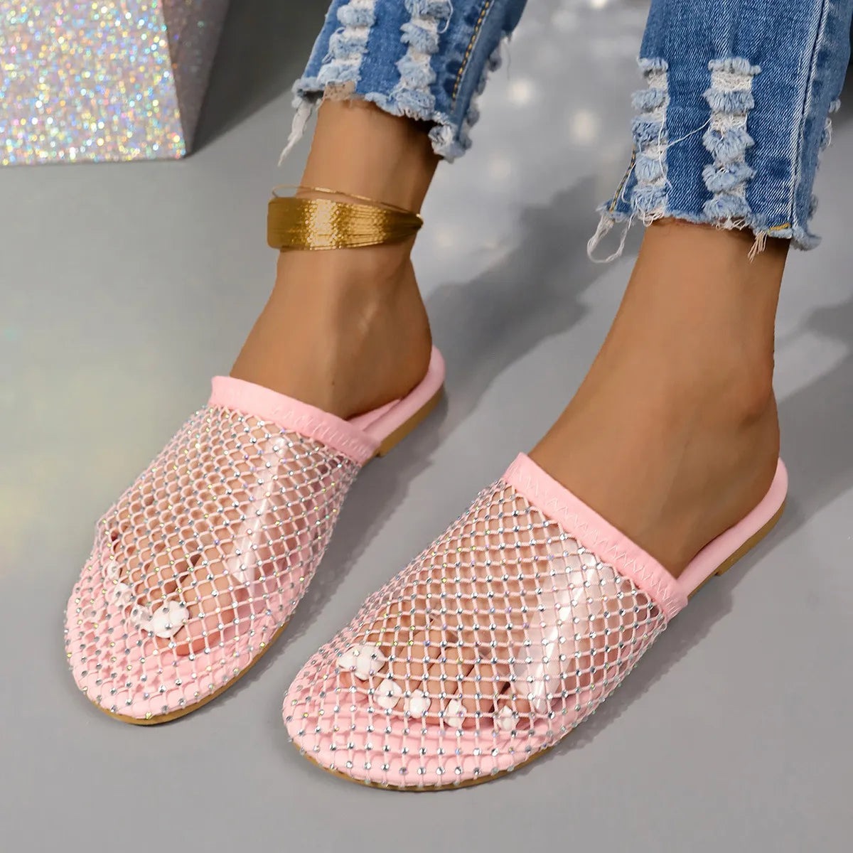 Round Toe Flats Sandals