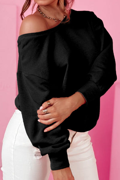 Chic Bow Round Neck Sweatshirt - Soft, Casual, and Versatile