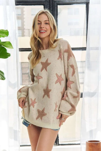 ADORA Star Crew Neck Sweater
