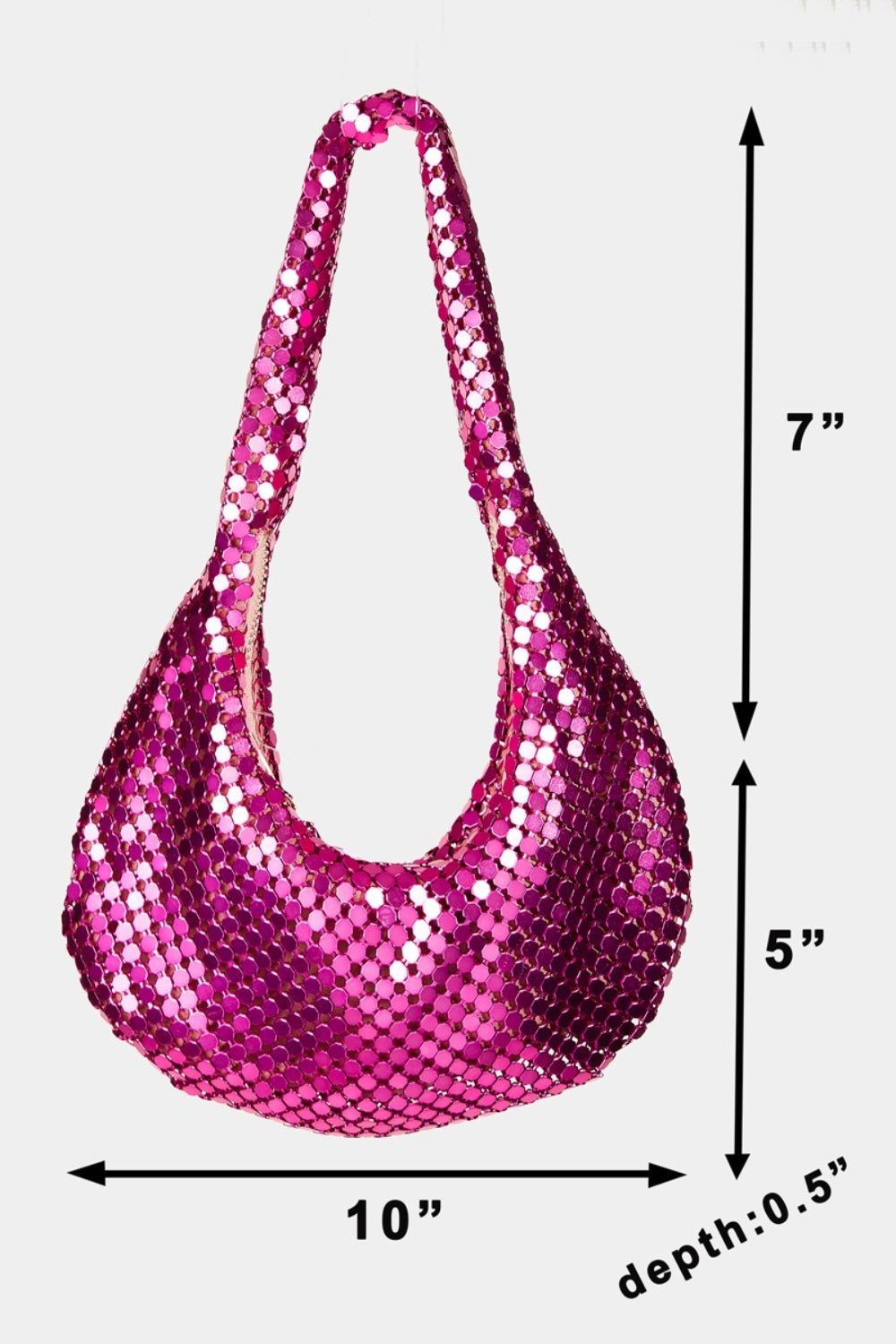 Fame Sequin Disc Handbag for Dazzling Fashion Statements