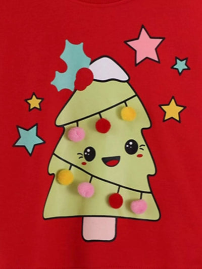 Children's Christmas Tree Graphic Sweatshirt