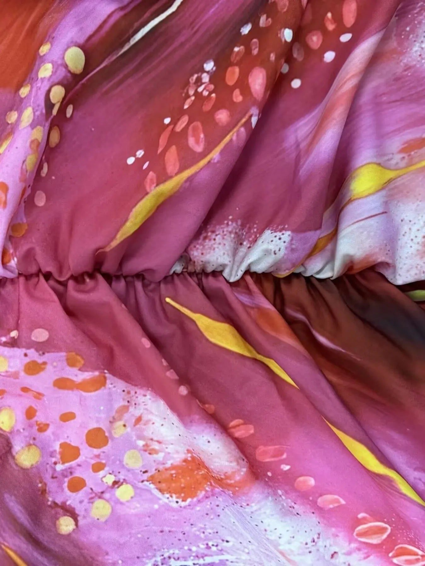 Ruched Front V-Neck Long Sleeve Maxi Dress