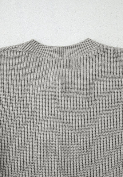 Chic Bow Round Neck Cardigan - Cozy, Elegant & Versatile Style