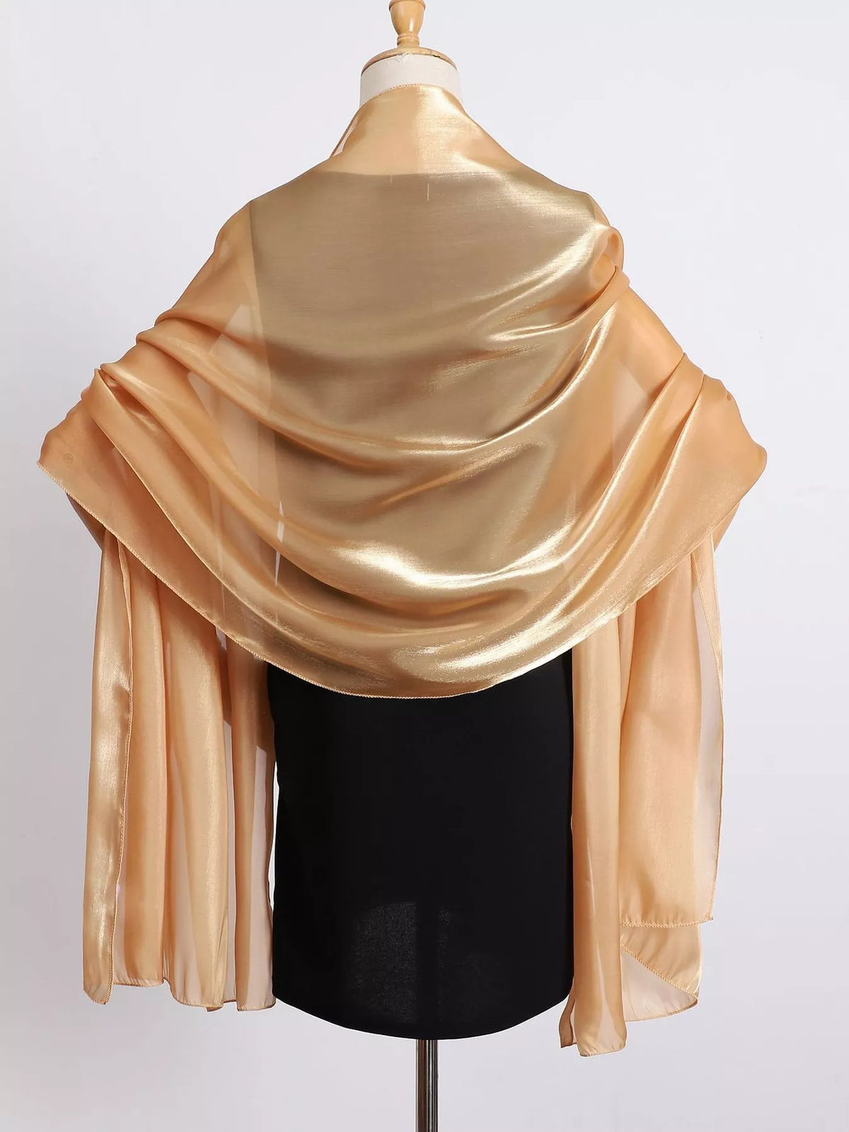 Solid Color Organza Scarf