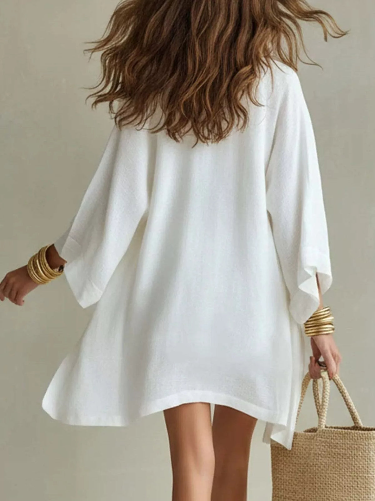 Full Size Elegant Tank and Drawstring Shorts with Cardigan 3-Piece Set Plus Size