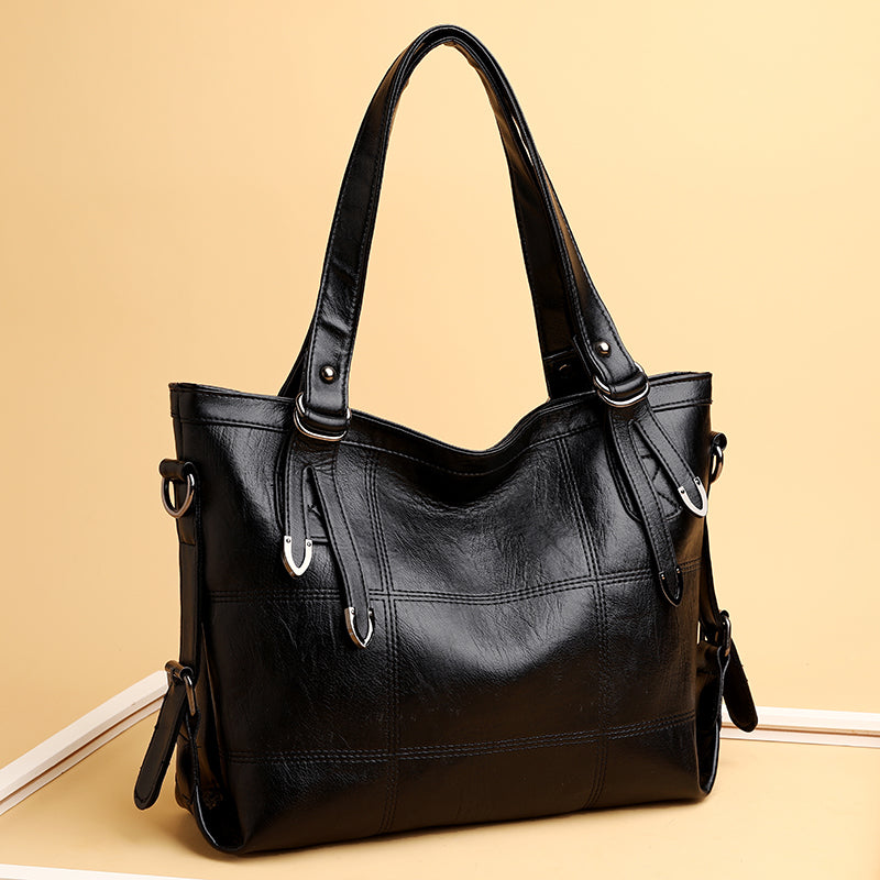 Stylish PU Leather Medium Handbag for Everyday Elegance