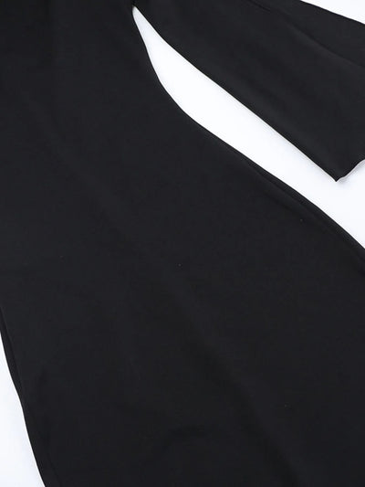 Asymmetrical Tied Sleeveless Maxi Dress