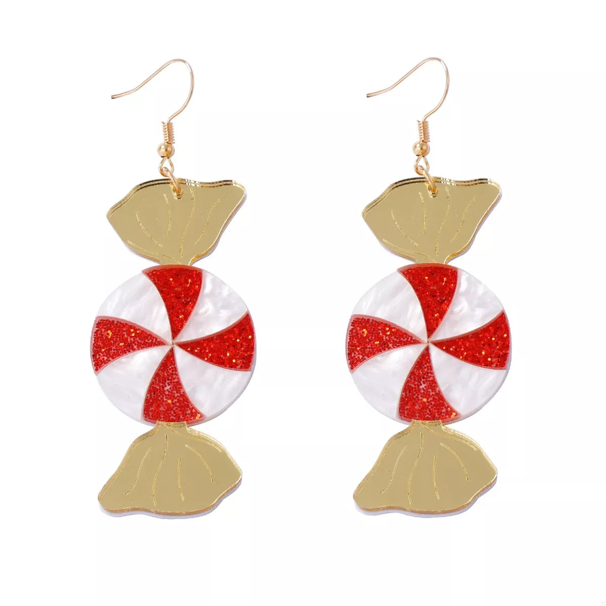Christmas Candy Drop Earrings