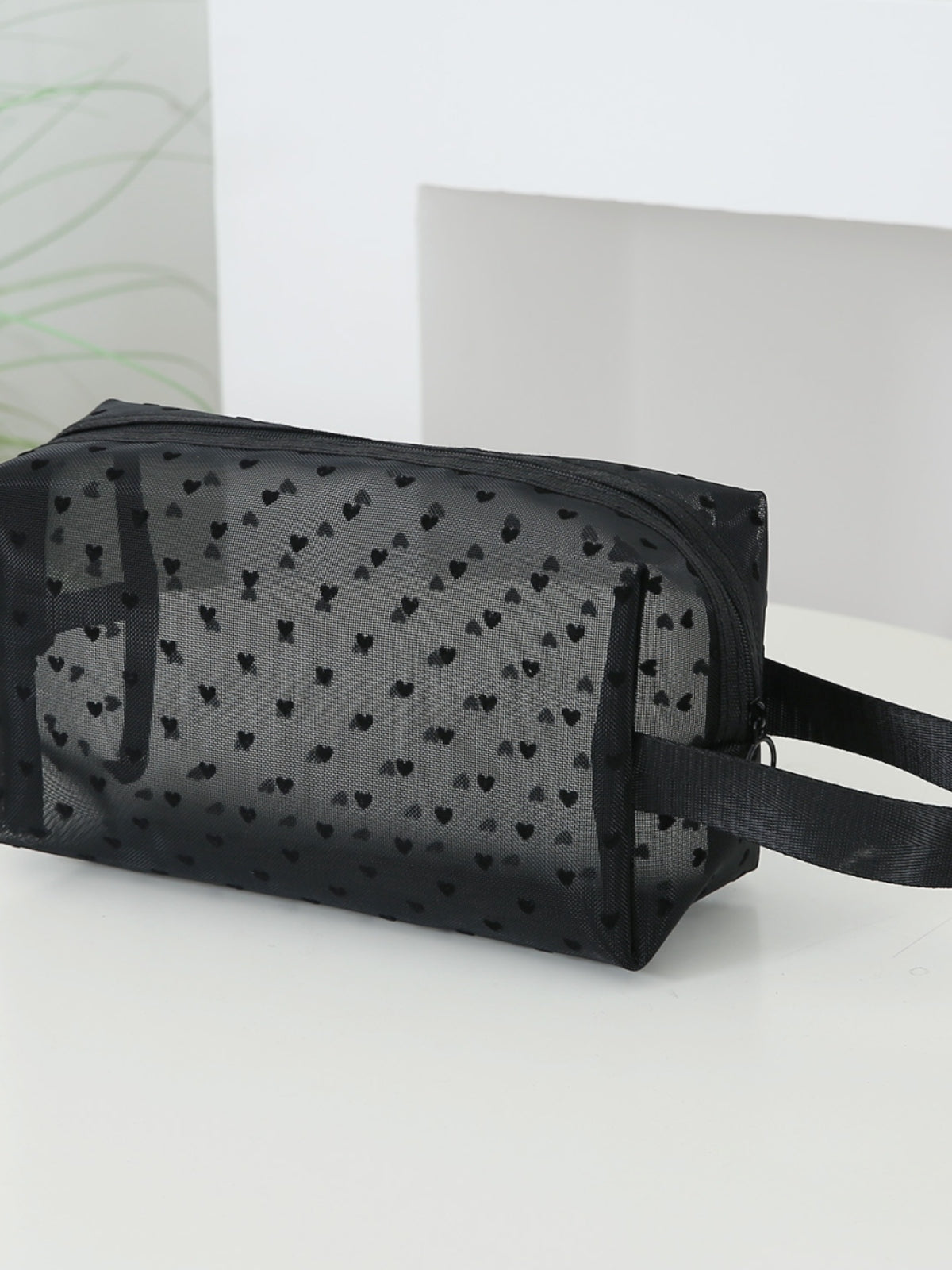 Charming Heart Polyester Travel & Cosmetic Bag Gift Set