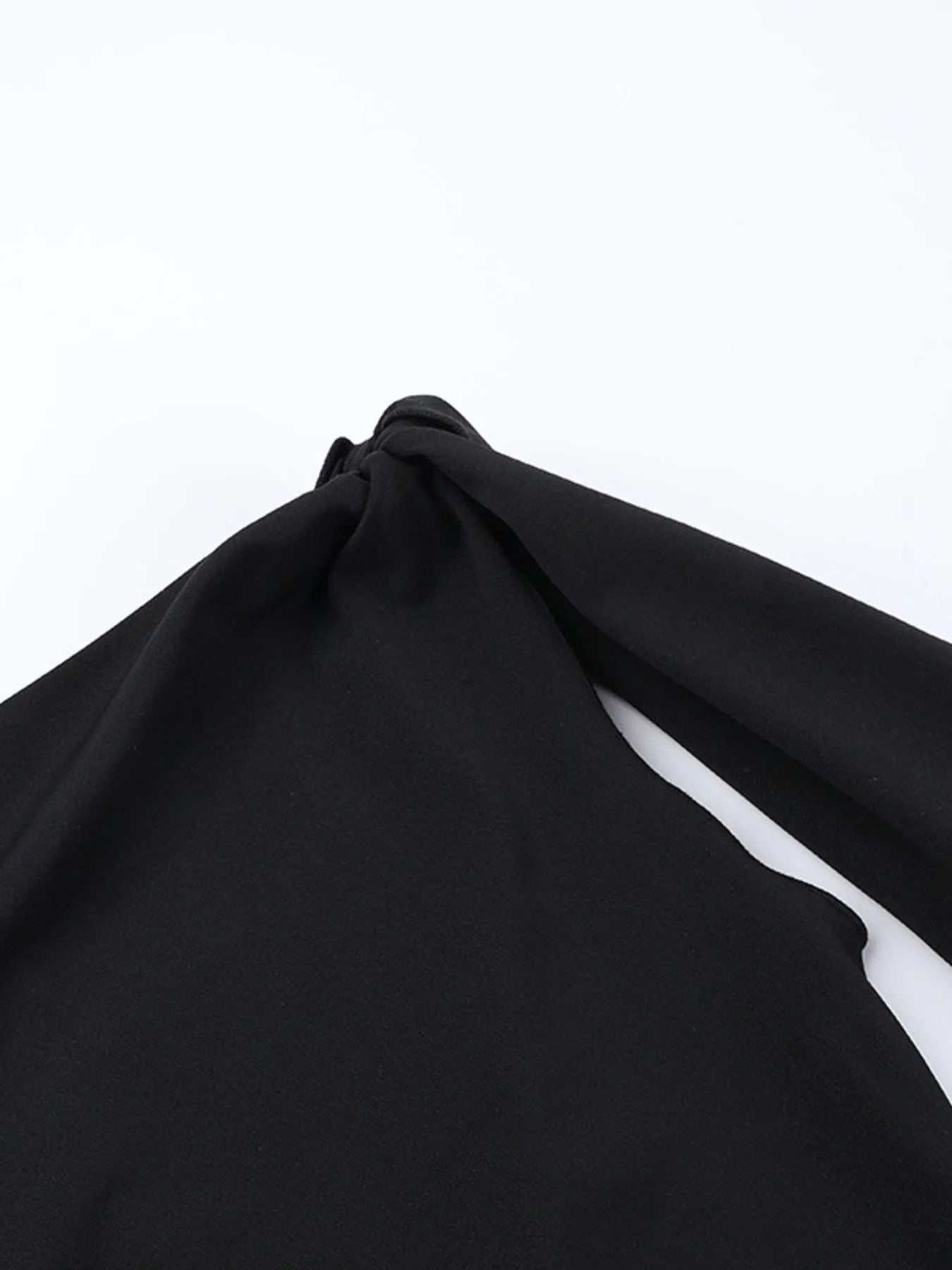 Asymmetrical Tied Sleeveless Maxi Dress