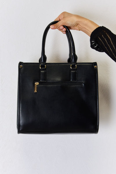 David Jones Argyle Pattern PU Leather Handbag for Style