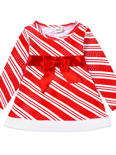 Children's Striped Christmas Outfit Set