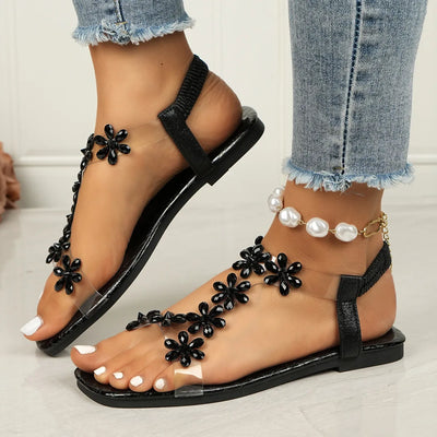 Open Toe Flats Sandals