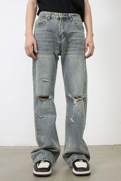 Men's Distressed Jeans
