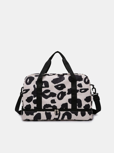 Stylish Oxford Cloth Leopard Travel Bag for All Adventures