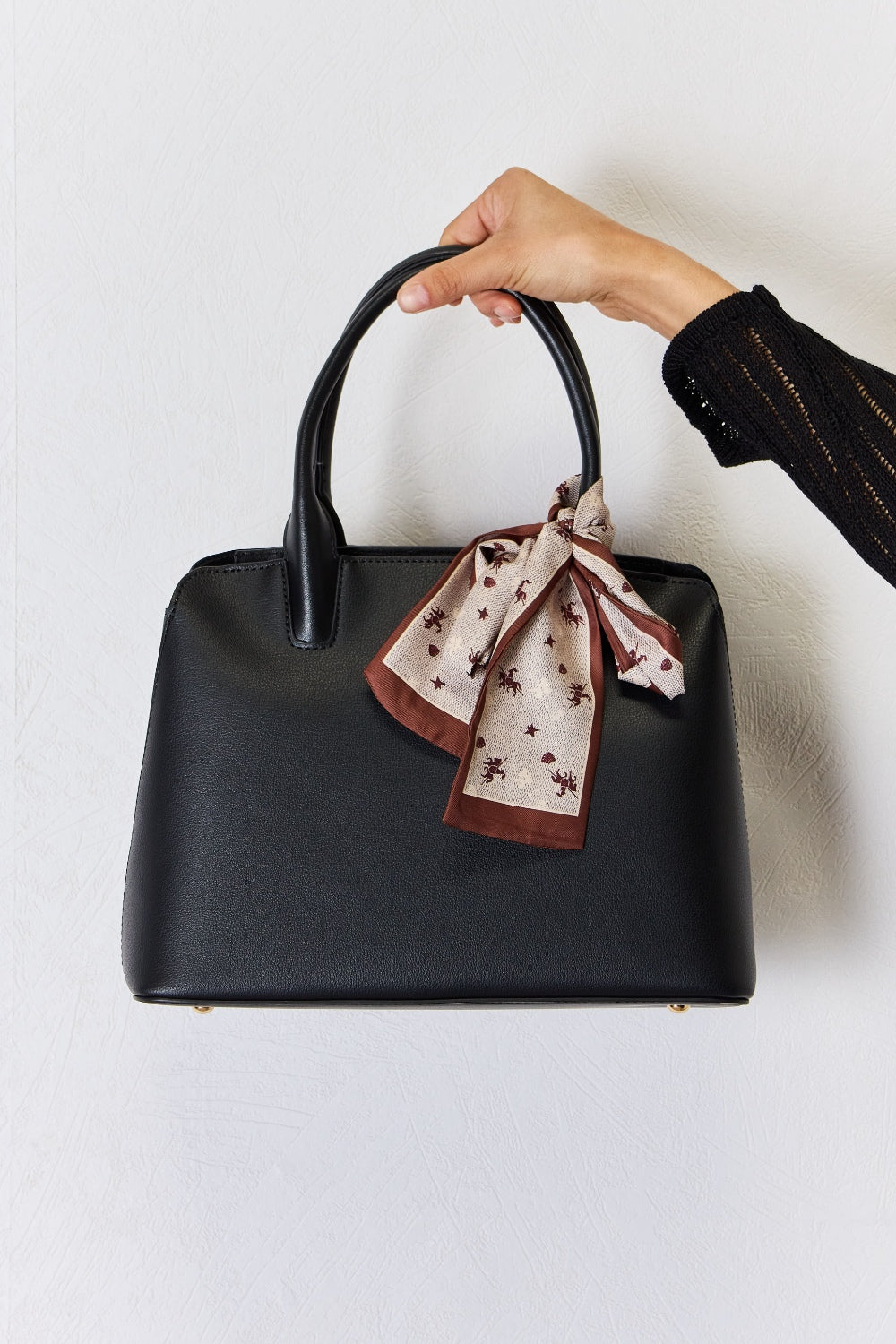 David Jones PU Leather Handbag for Stylish Everyday Use