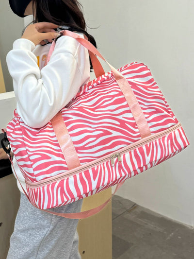 Stylish Oxford Cloth Leopard Travel Bag for All Adventures