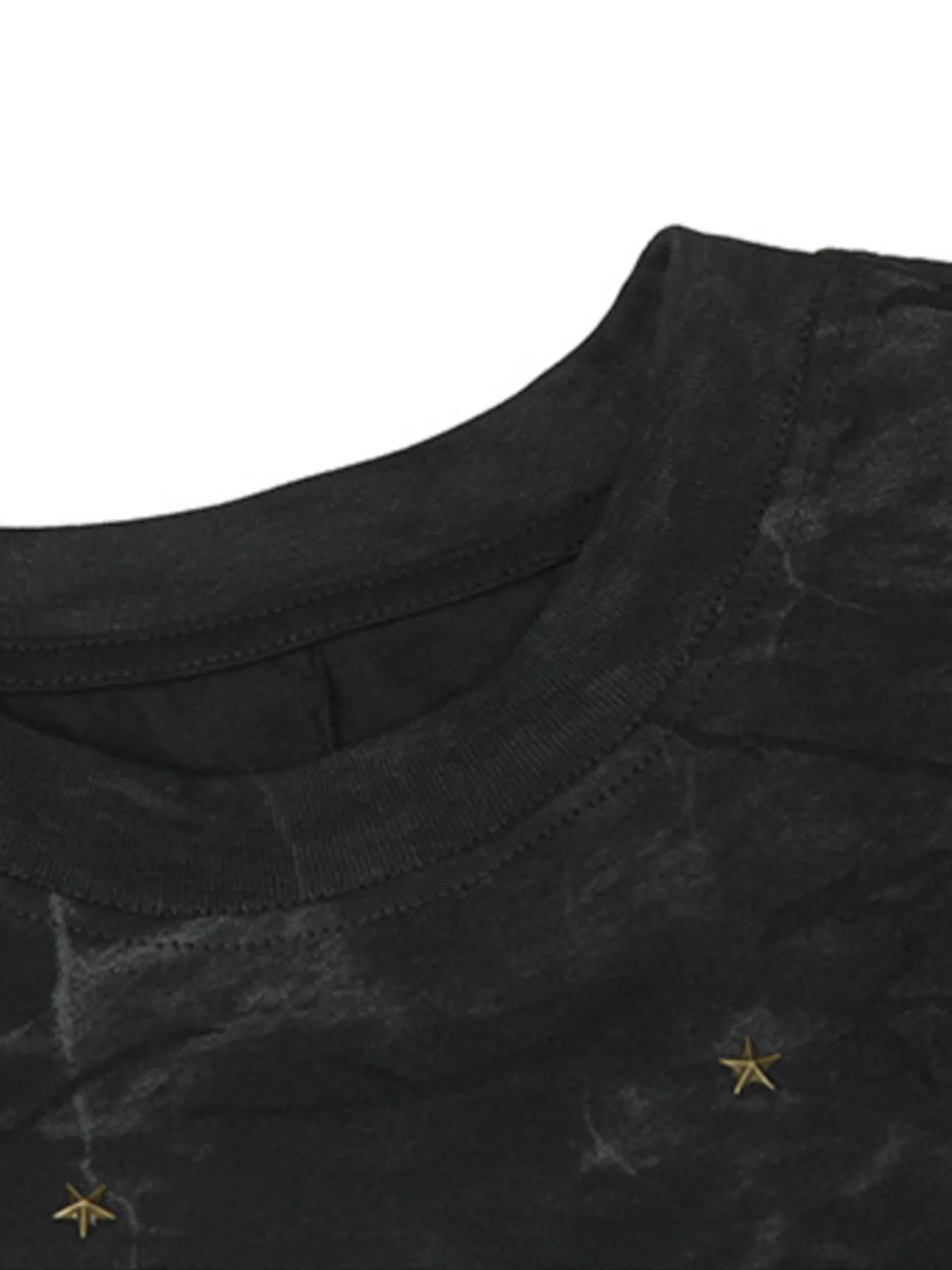 Men's Stars Round Neck Oversized T-Shirt