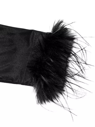 Surplice Long Sleeve Midi Dress