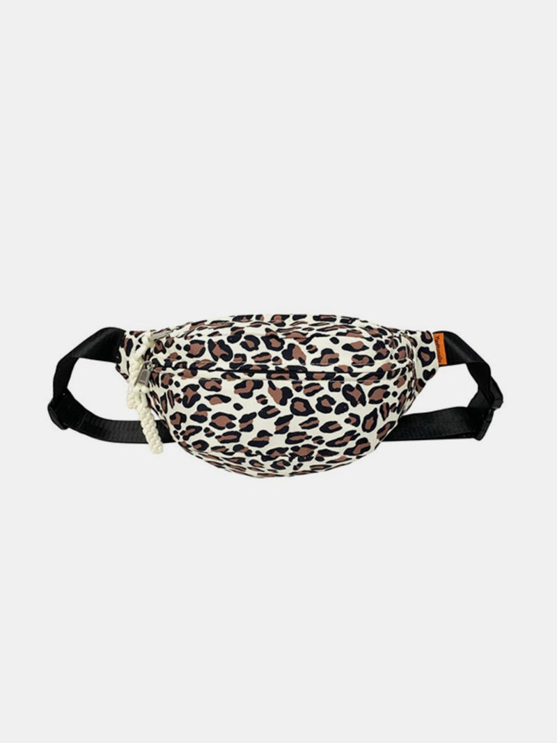 Stylish Leopard Nylon Crossbody Bag for Everyday Use