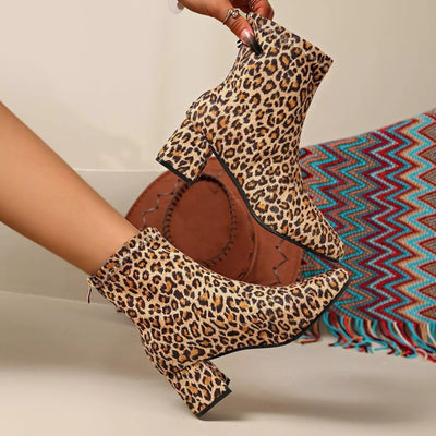 Block Heel Ankle Boots