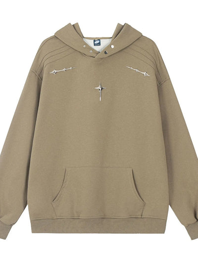Men's Cross Star Kangaroo Pocket Hoodie