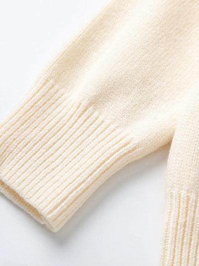 Plus Size Christmas Reindeer Long Sleeve Sweater