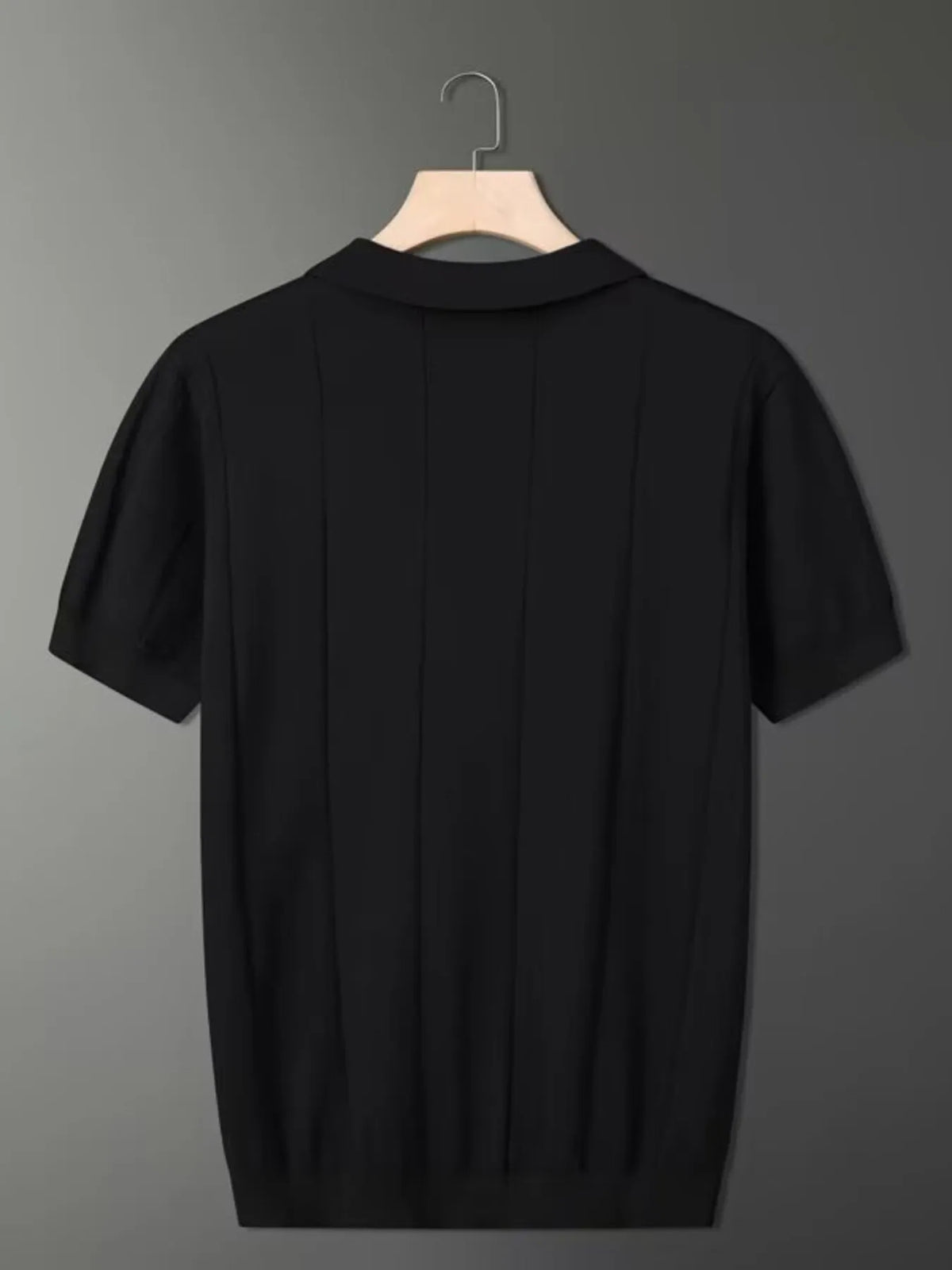 Men's Plus Size Collared Neck Short Sleeve Polo