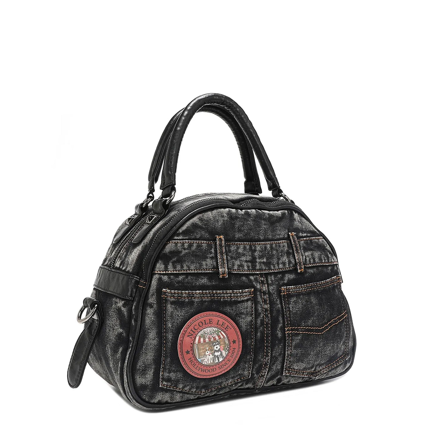 Nicole Lee USA Denim Sisters Secret Dome Handbag