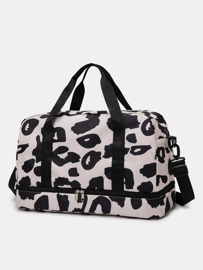 Stylish Oxford Cloth Leopard Travel Bag for All Adventures