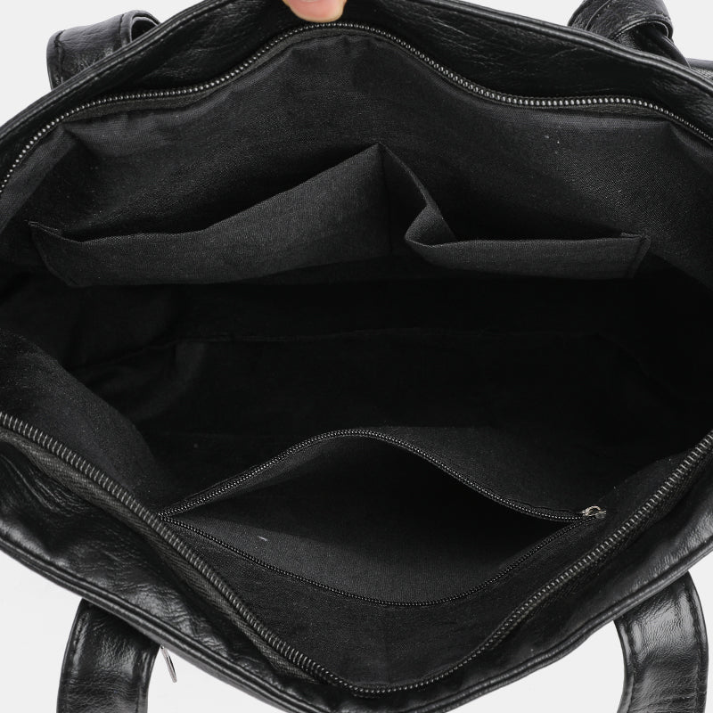 Stylish PU Leather Medium Handbag for Everyday Elegance
