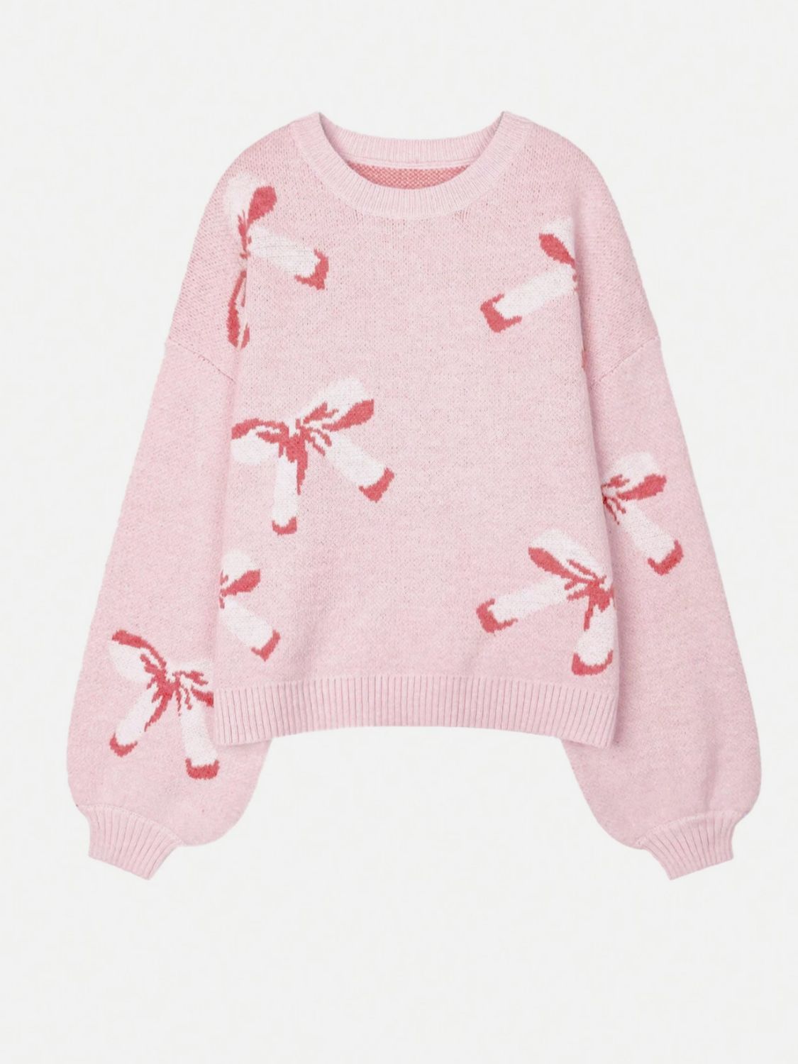 Chic Women's Bow Neck Sweater - Cozy Fashion for Everyday Wear