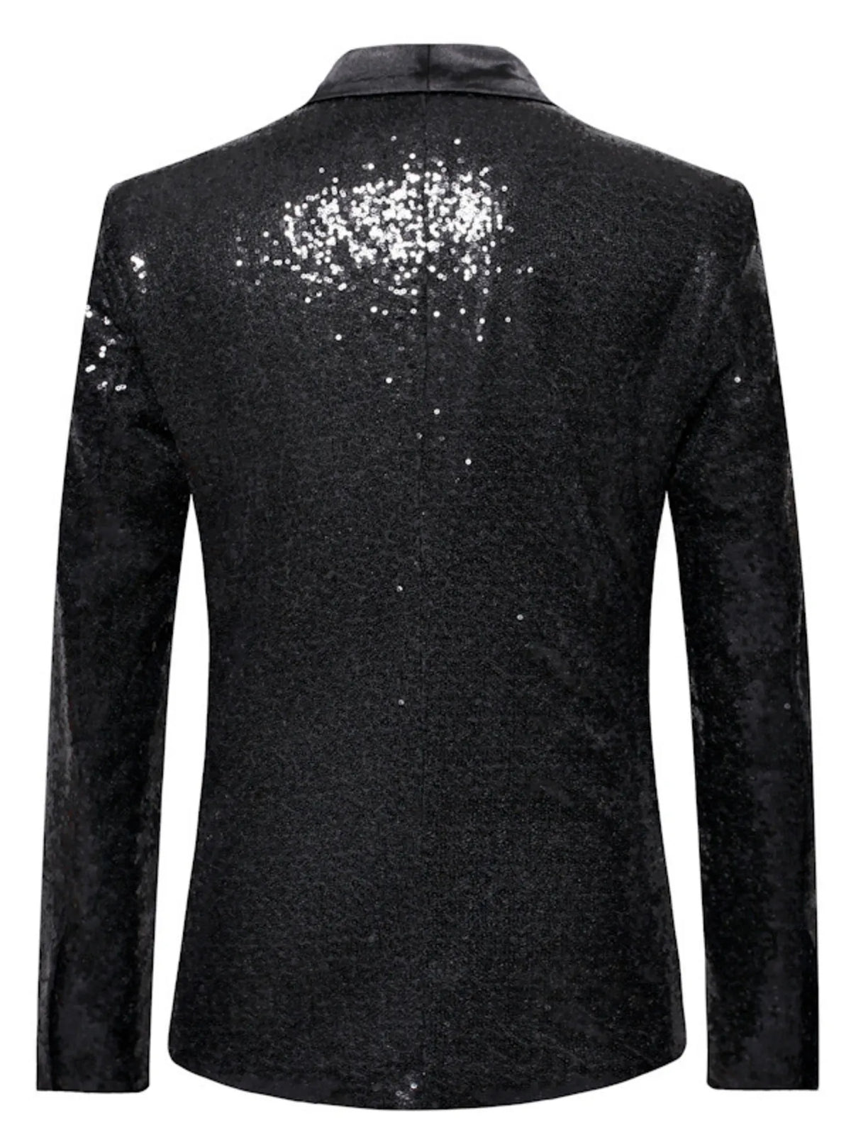 Men's Sequin Long Sleeve Blazer