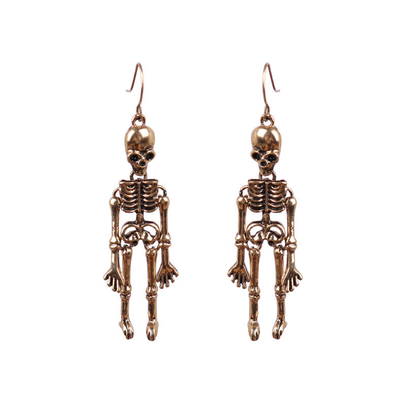 Skeleton Halloween Dangle Earrings