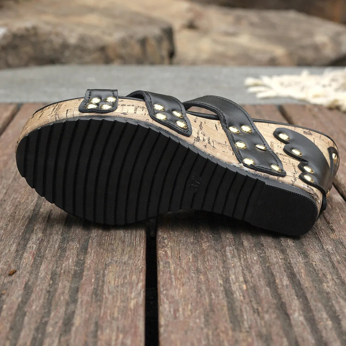 Open Toe Wedge Sandals