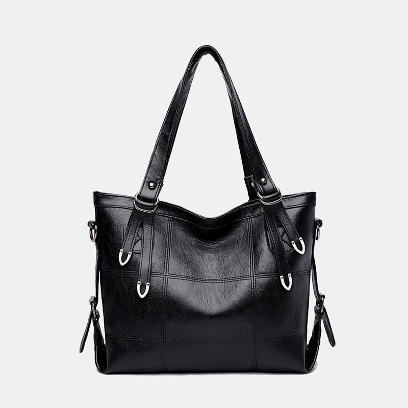 Stylish PU Leather Medium Handbag for Everyday Elegance