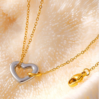 Chic 18K Gold-Plated Heart Bracelet - Perfect Gift for Her