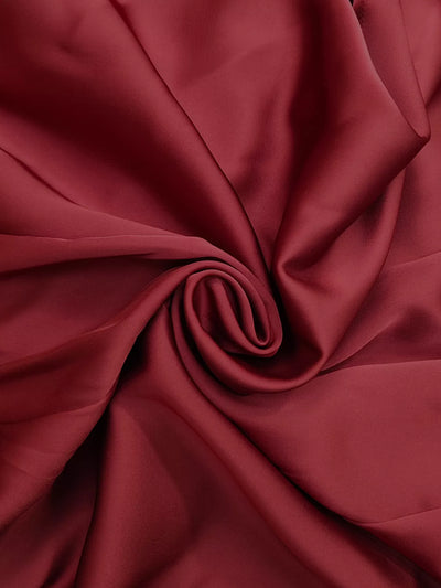 Surplice Satin Long Sleeve Dress